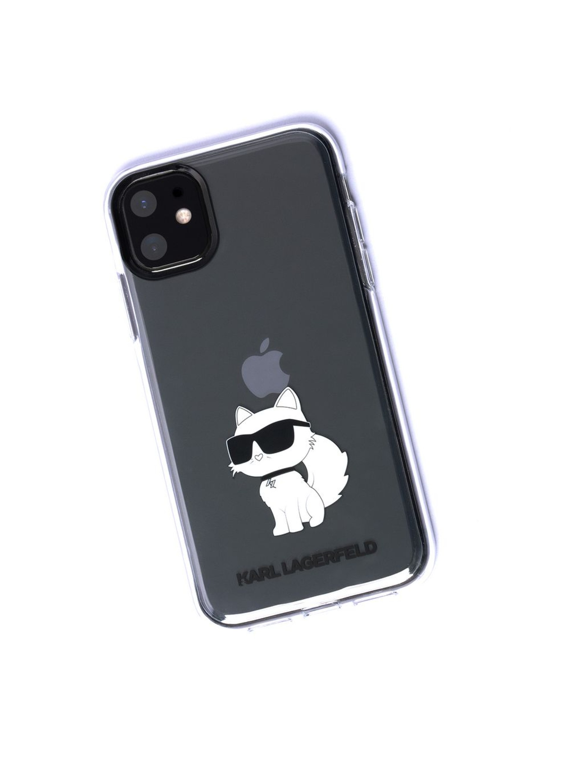 Karl Lagerfeld Ikonik Choupette Case for iPhone 11 / Xr - Transparent
