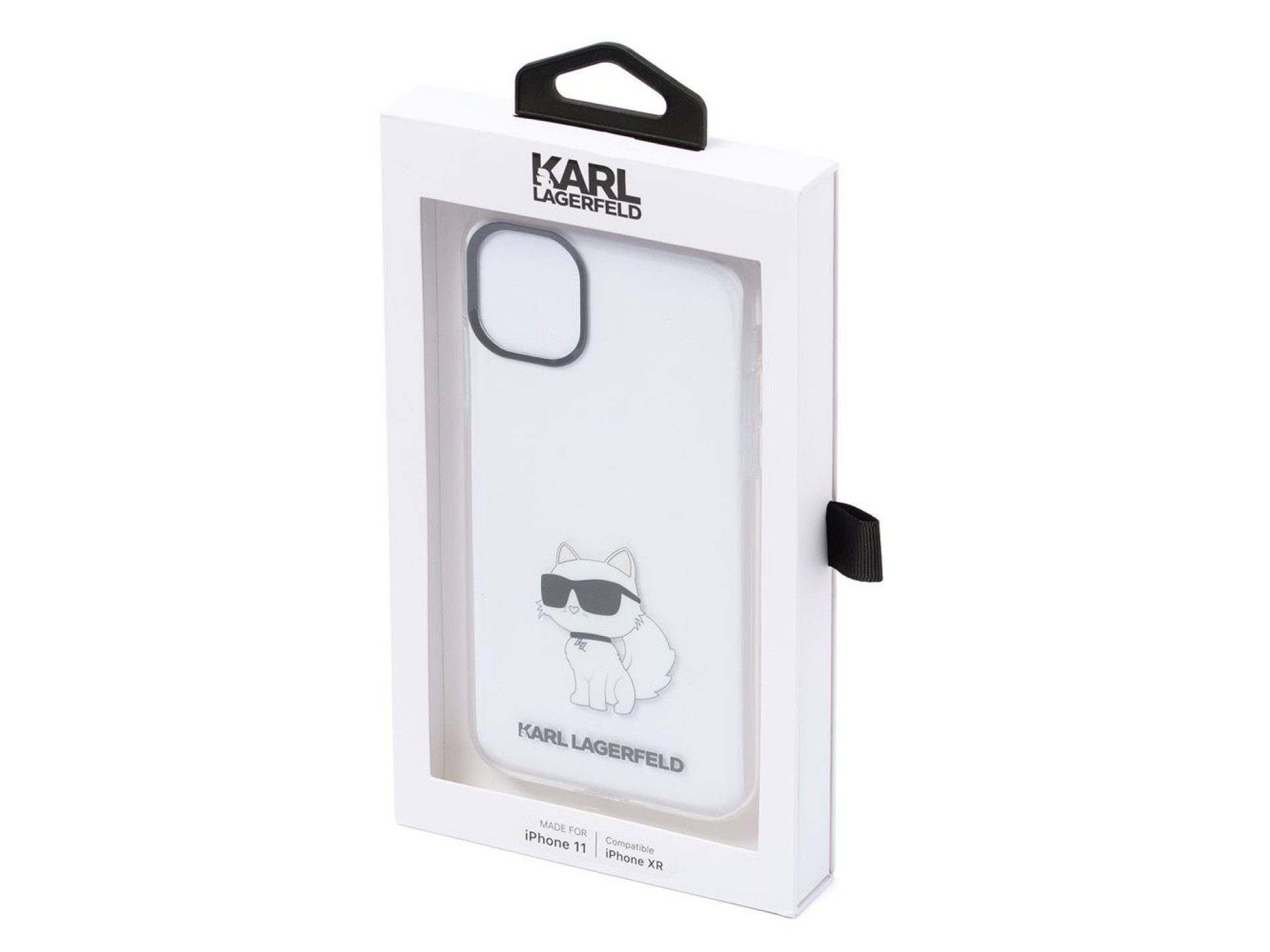 Karl Lagerfeld Ikonik Choupette Case for iPhone 11 / Xr - Transparent
