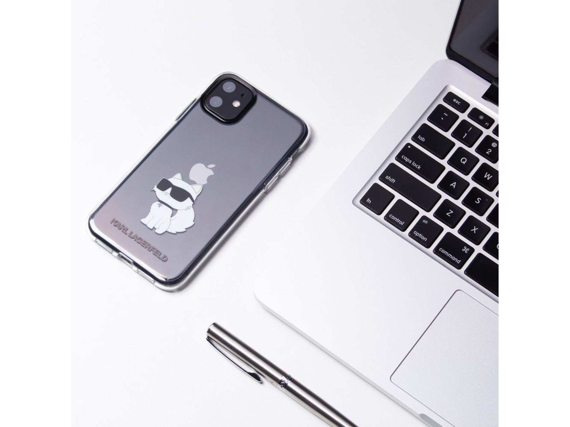 Karl Lagerfeld Ikonik Choupette Case for iPhone 11 / Xr - Transparent