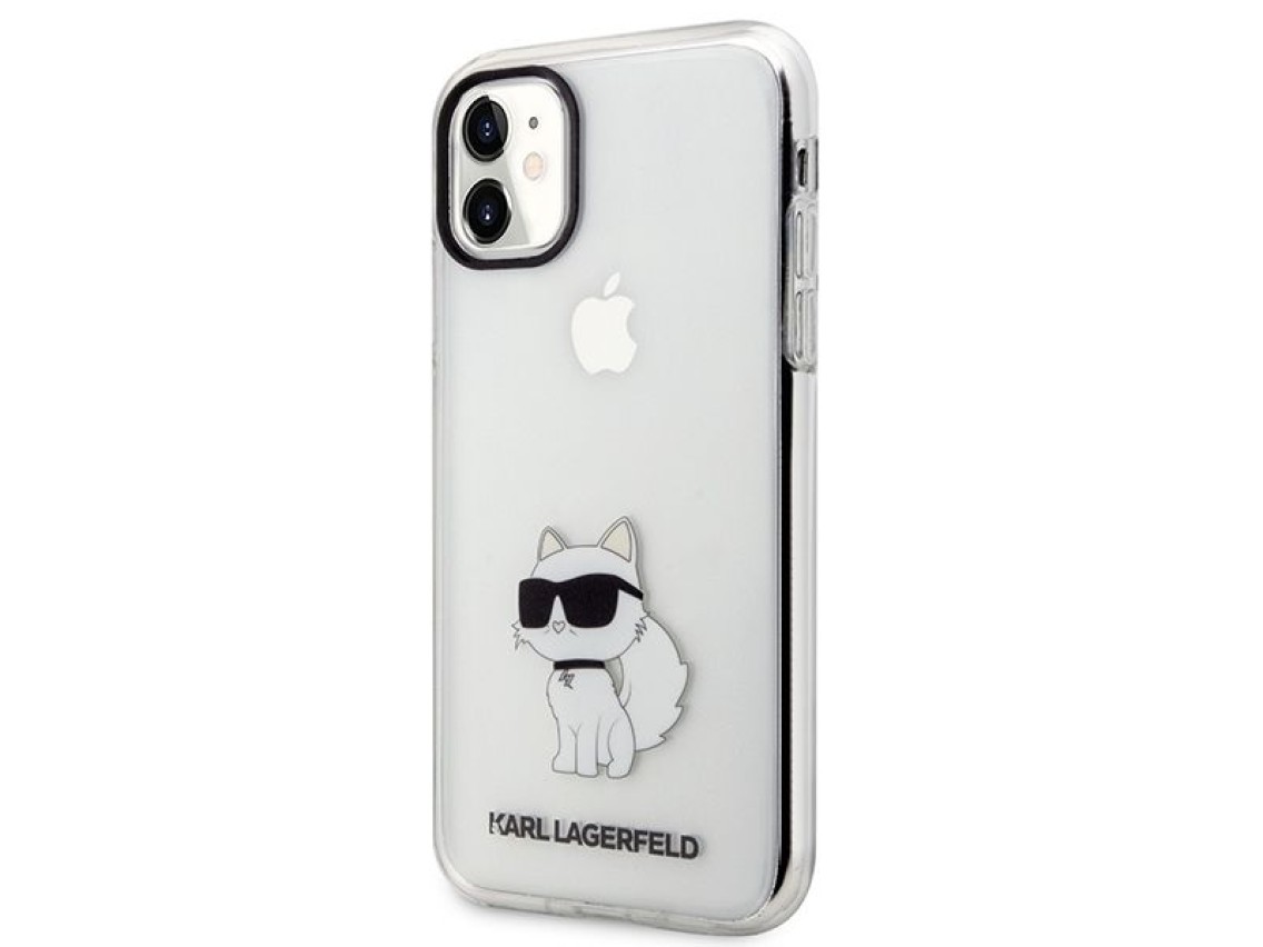 Karl Lagerfeld Ikonik Choupette Case for iPhone 11 / Xr - Transparent