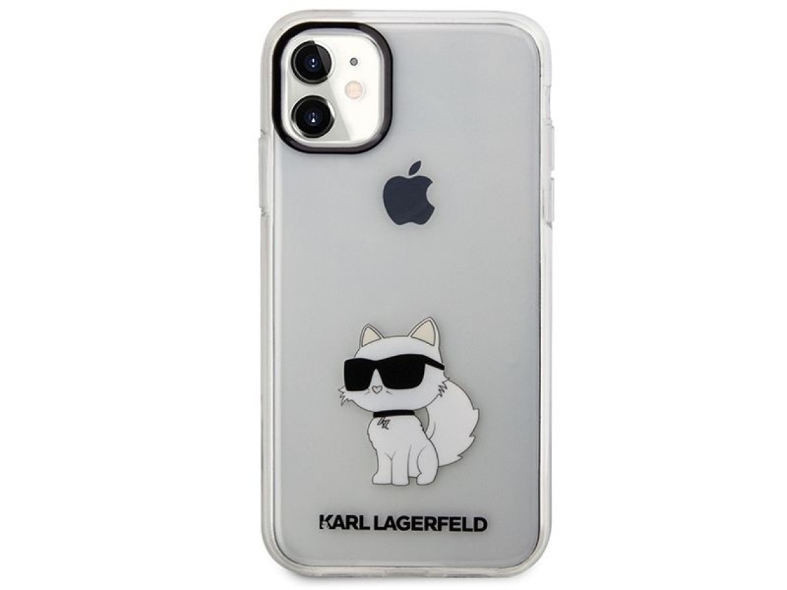 Karl Lagerfeld Ikonik Choupette Case for iPhone 11 / Xr - Transparent