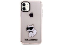 Karl Lagerfeld KLHCN61HNCHTCP iPhone 11 / Xr 6.1" rosa/rosa funda rígida Ikonik Choupette Karl Lagerfeld KLHCN61HNCHTCP iPhone 11 / Xr 6.1" rosa/rosa funda rígida Ikonik Choupette