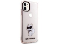 Karl Lagerfeld KLHCN61HNCHTCP iPhone 11 / Xr 6.1" rosa/rosa funda rígida Ikonik Choupette Karl Lagerfeld KLHCN61HNCHTCP iPhone 11 / Xr 6.1" rosa/rosa funda rígida Ikonik Choupette