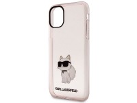 Karl Lagerfeld KLHCN61HNCHTCP iPhone 11 / Xr 6.1" rosa/rosa funda rígida Ikonik Choupette Karl Lagerfeld KLHCN61HNCHTCP iPhone 11 / Xr 6.1" rosa/rosa funda rígida Ikonik Choupette