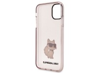 Karl Lagerfeld KLHCN61HNCHTCP iPhone 11 / Xr 6.1" rosa/rosa funda rígida Ikonik Choupette Karl Lagerfeld KLHCN61HNCHTCP iPhone 11 / Xr 6.1" rosa/rosa funda rígida Ikonik Choupette