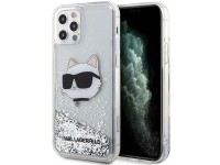 Karl Lagerfeld KLHCP12MLNHCCS iPhone 12/ 12 Pro 6.1" silver/silver hardcase Glitter Choupette Head Karl Lagerfeld KLHCP12MLNHCCS iPhone 12/ 12 Pro 6.1" silver/silver hardcase Glitter Choupette Head