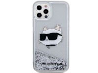 Karl Lagerfeld KLHCP12MLNHCCS iPhone 12/ 12 Pro 6.1" silver/silver hardcase Glitter Choupette Head Karl Lagerfeld KLHCP12MLNHCCS iPhone 12/ 12 Pro 6.1" silver/silver hardcase Glitter Choupette Head