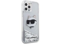 Karl Lagerfeld KLHCP12MLNHCCS iPhone 12/ 12 Pro 6.1" silver/silver hardcase Glitter Choupette Head Karl Lagerfeld KLHCP12MLNHCCS iPhone 12/ 12 Pro 6.1" silver/silver hardcase Glitter Choupette Head