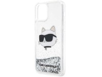 Karl Lagerfeld KLHCP12MLNHCCS iPhone 12/ 12 Pro 6.1" silver/silver hardcase Glitter Choupette Head Karl Lagerfeld KLHCP12MLNHCCS iPhone 12/ 12 Pro 6.1" silver/silver hardcase Glitter Choupette Head