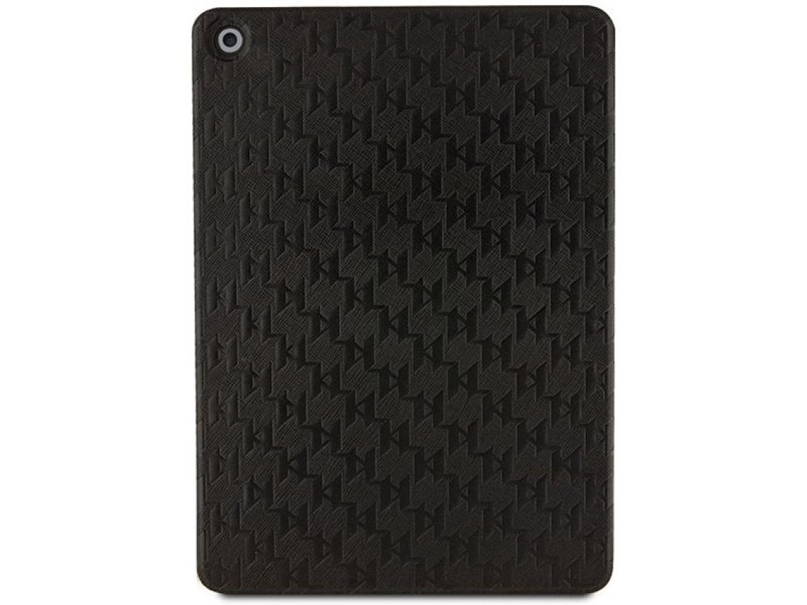 Funda Karl Lagerfeld Saffiano Monogram Ikonik para iPad de 10.2" 2019 (7.ª generación) con cierre ma