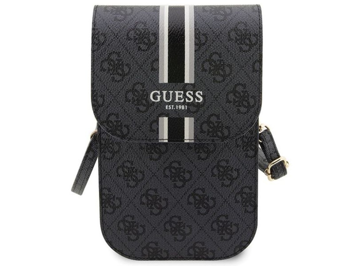 Bolsa Guess 4G Stripe - Preta