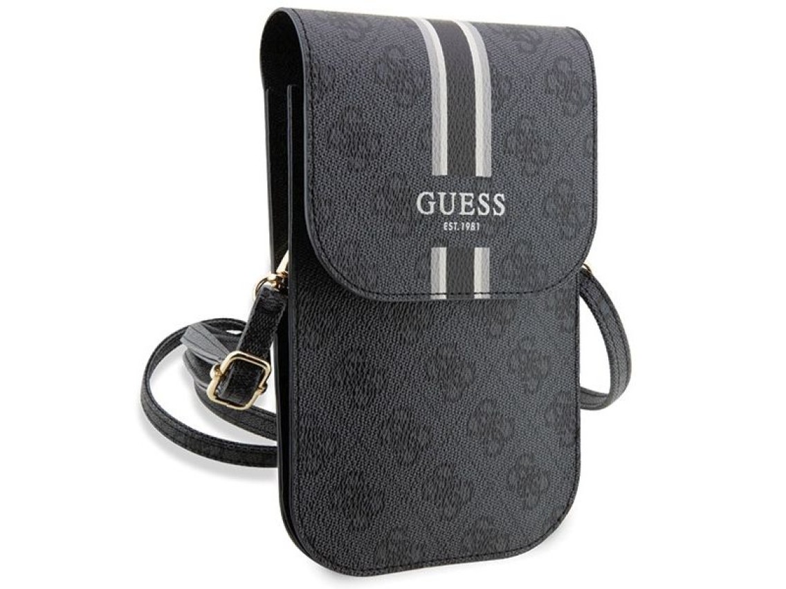 Bolsa Guess 4G Stripe - Preta