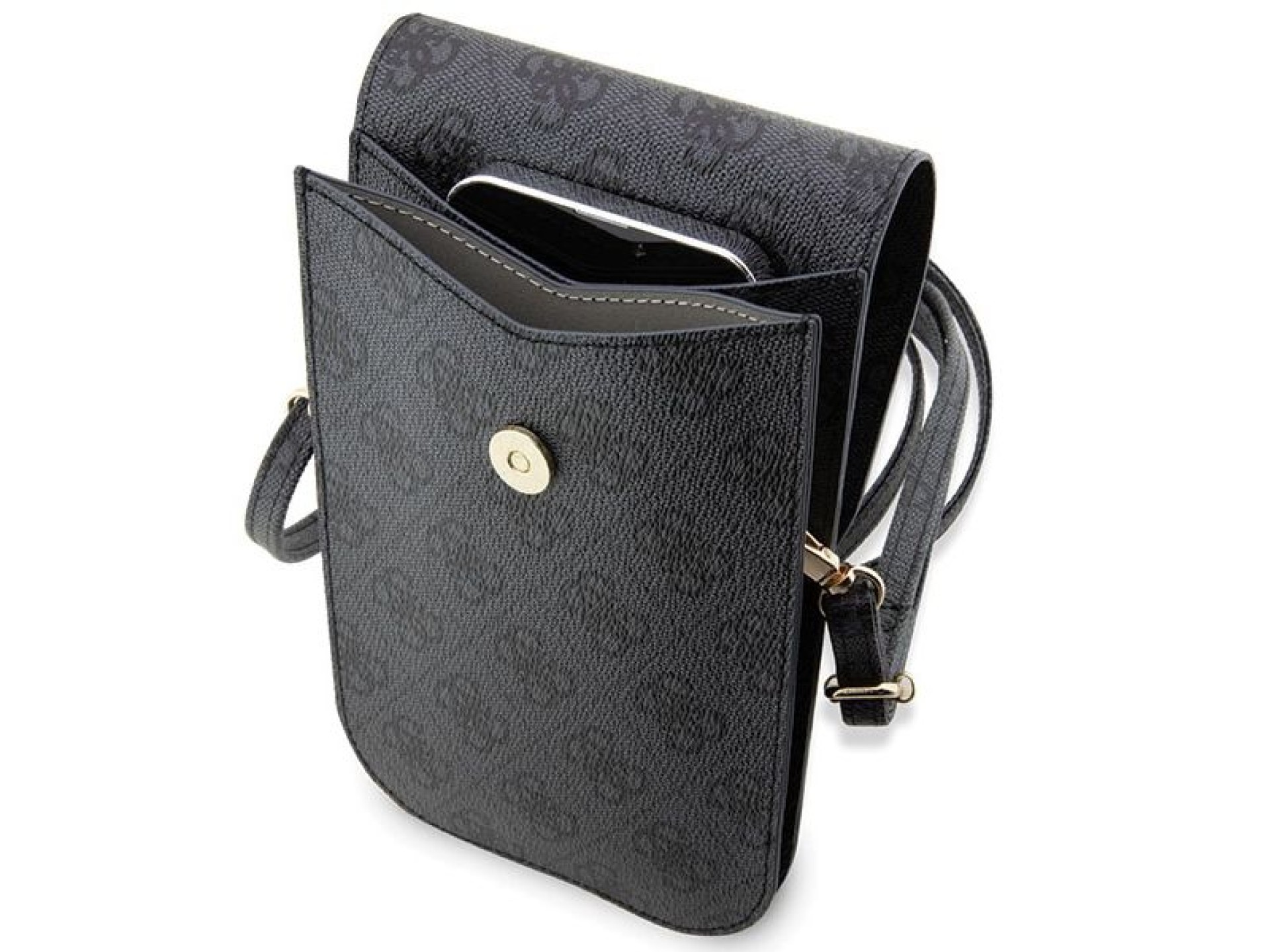 Bolsa Guess 4G Stripe - Preta