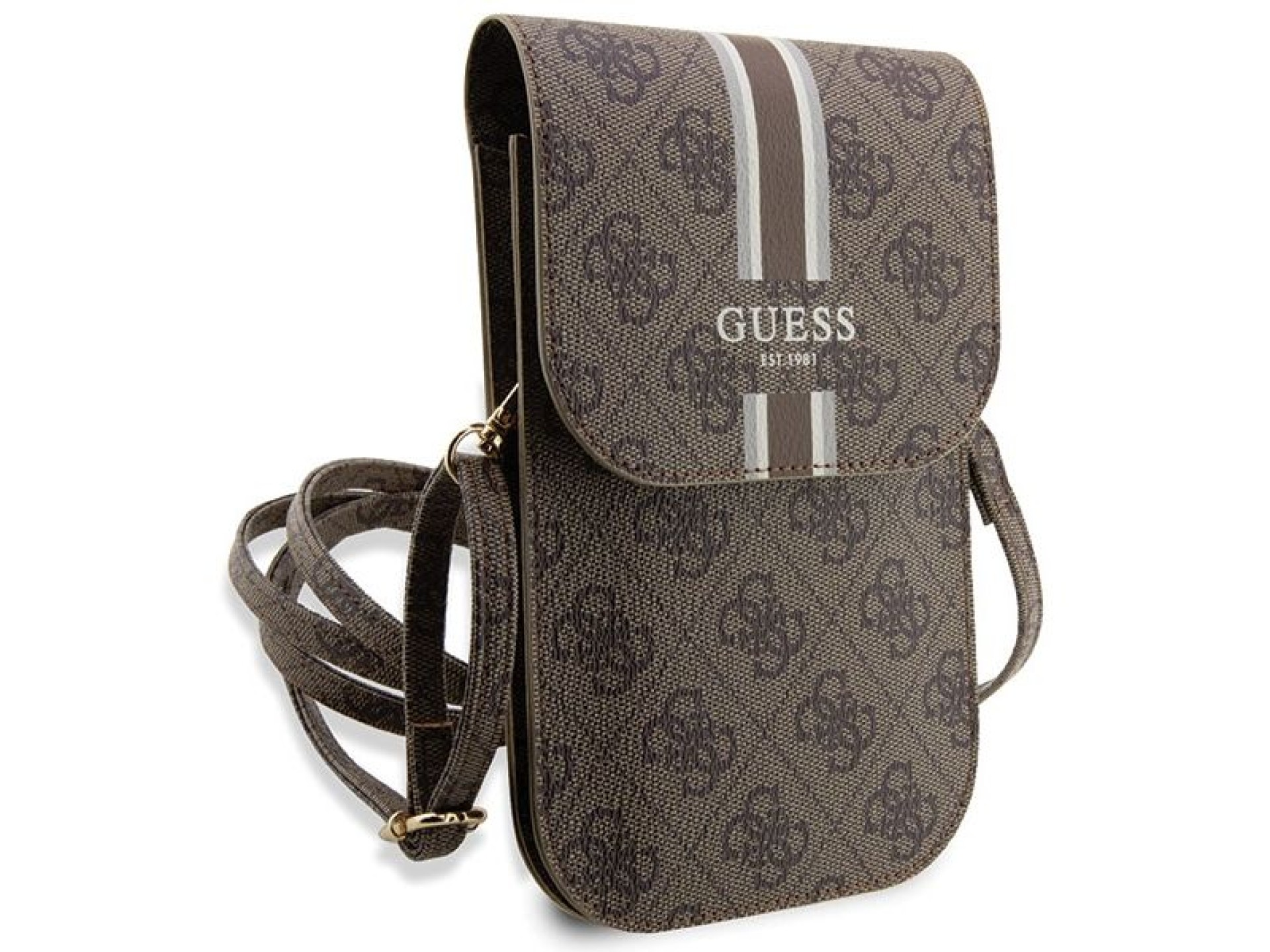 Guess 4G Stripe handbag - brown