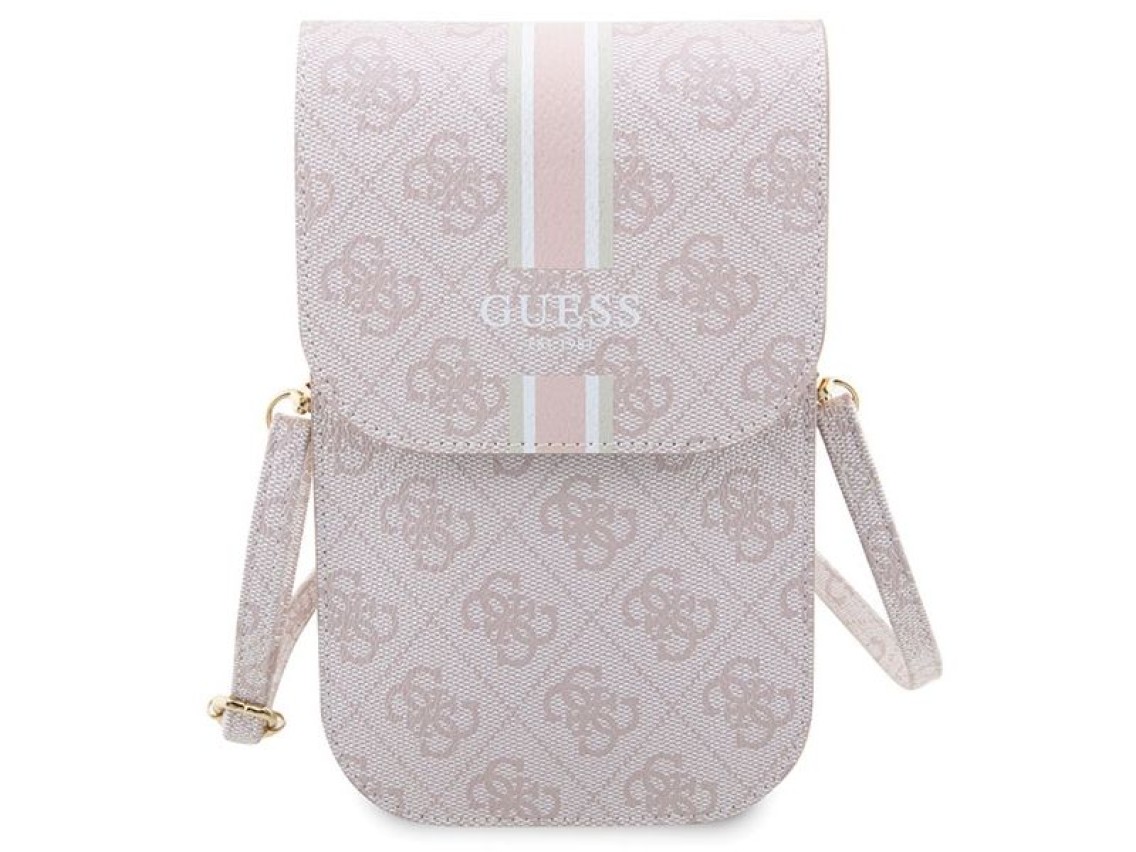 Bolso Guess 4G Stripe - rosa