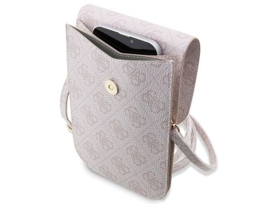 Guess 4G Stripe handbag - pink Guess 4G Stripe handbag - pink