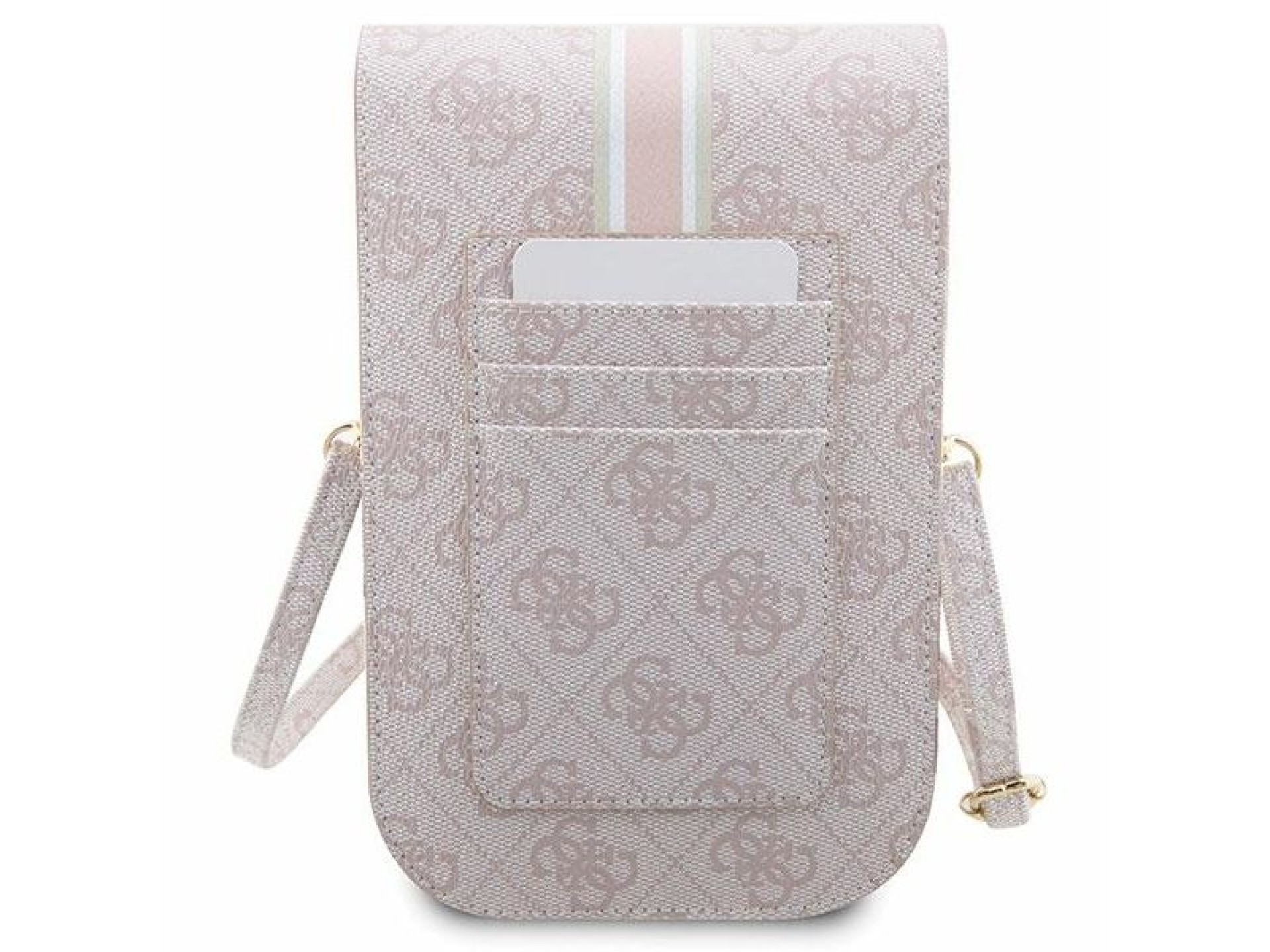 Bolso Guess 4G Stripe - rosa