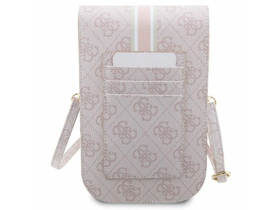 Bolso Guess 4G Stripe - rosa