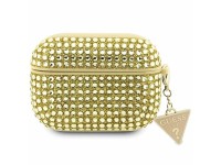 Capa para AirPods Pro Guess com Tri�ngulos de Strass - Dourada