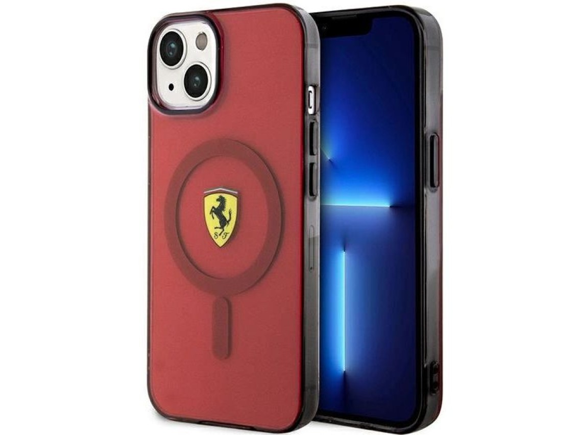 Ferrari FEHMP14SURKR iPhone 14 6.1" red/red hardcase Translucent Magsafe