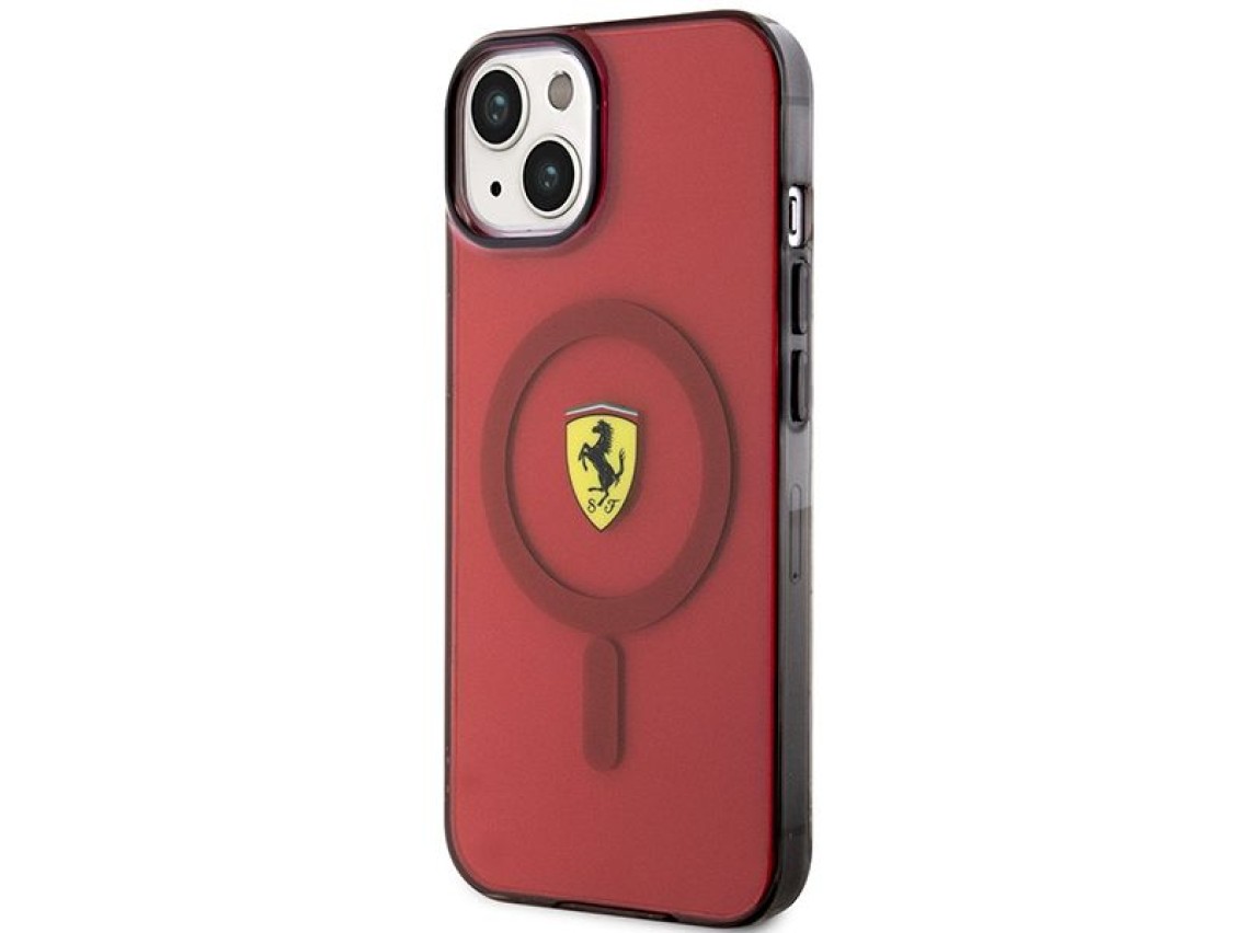Ferrari FEHMP14SURKR iPhone 14 6.1" red/red hardcase Translucent Magsafe
