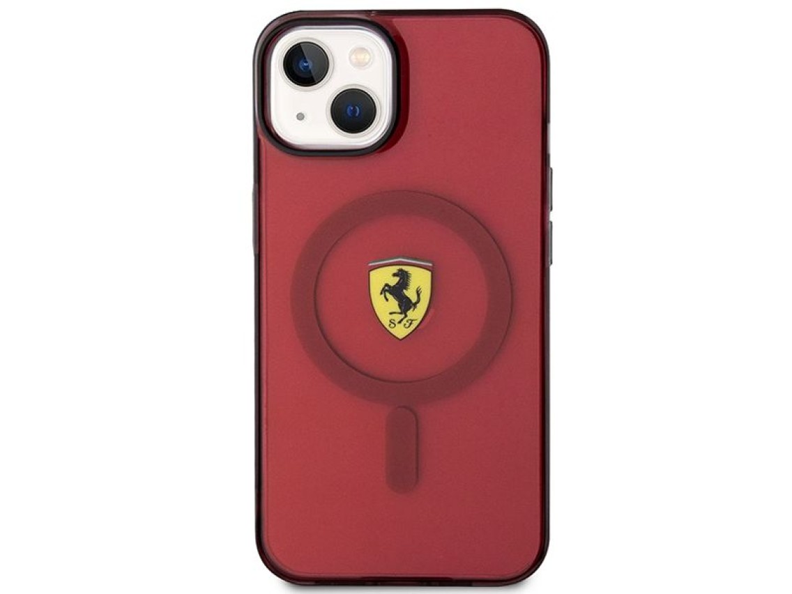 Ferrari FEHMP14SURKR iPhone 14 6.1" red/red hardcase Translucent Magsafe