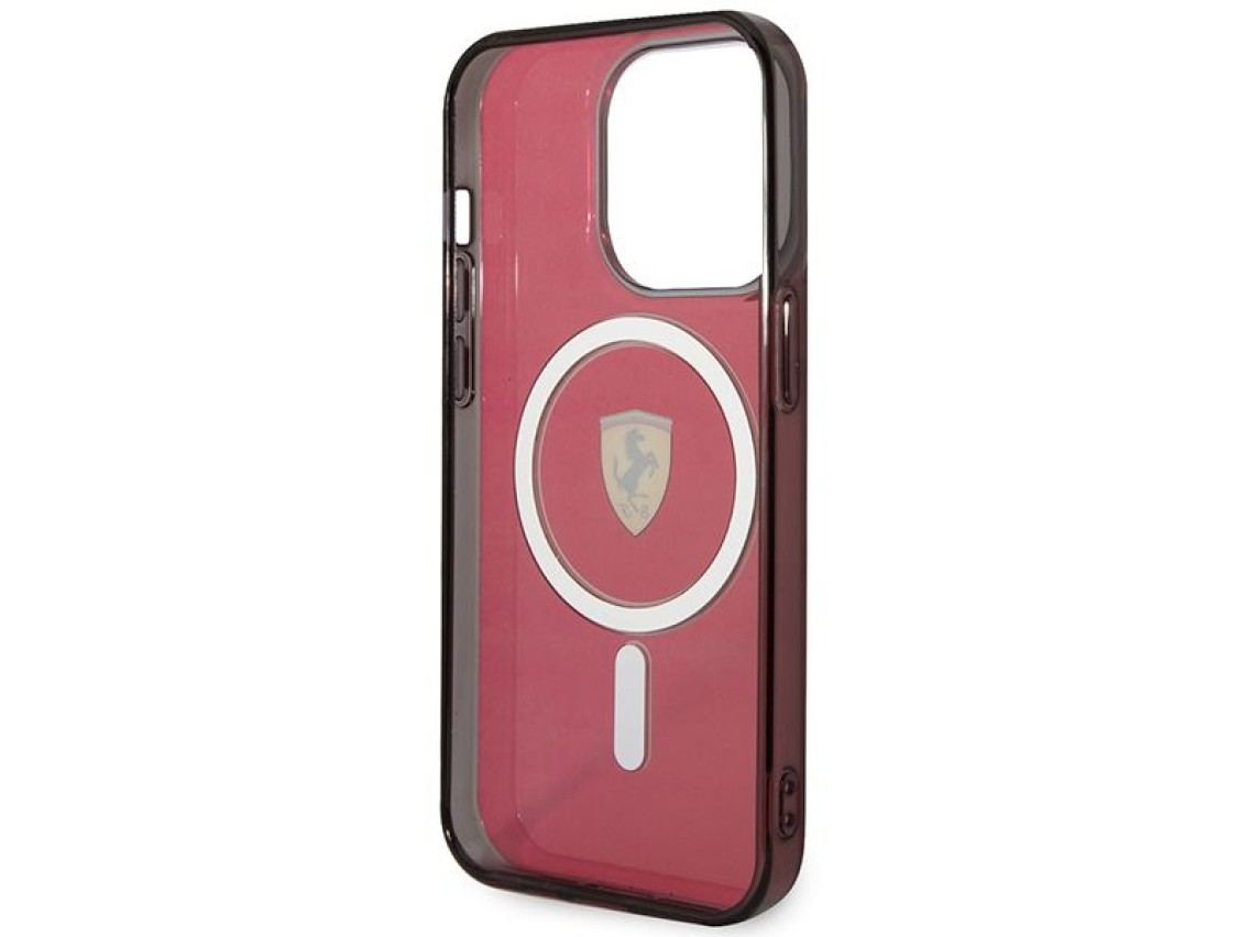 Ferrari FEHMP14LUKR iPhone 14 Pro 6.1" red/red hardcase Translucent Magsafe