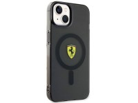Ferrari FEHMP14SURKK Capa rígida preta/preta para iPhone 14 de 6,1" com MagSafe translúcido Ferrari FEHMP14SURKK Capa rígida preta/preta para iPhone 14 de 6,1" com MagSafe translúcido
