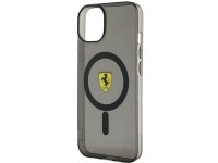 Ferrari FEHMP14SURKK Capa rígida preta/preta para iPhone 14 de 6,1" com MagSafe translúcido Ferrari FEHMP14SURKK Capa rígida preta/preta para iPhone 14 de 6,1" com MagSafe translúcido