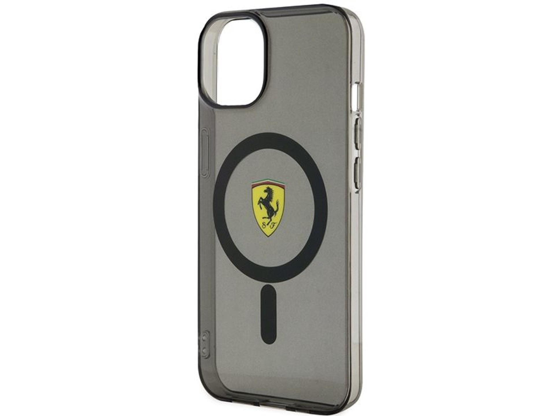 Ferrari FEHMP14SURKK Capa rígida preta/preta para iPhone 14 de 6,1