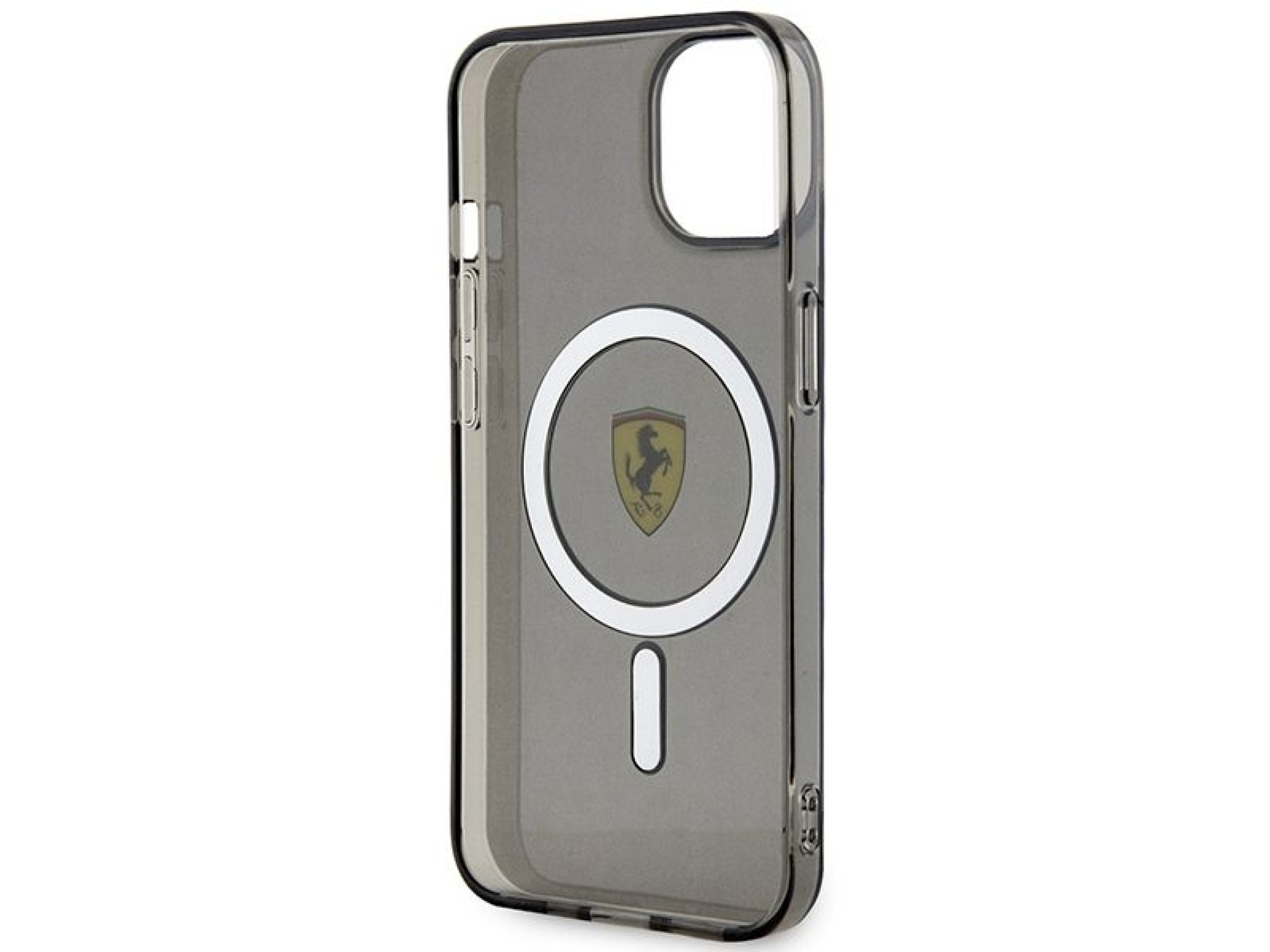 Ferrari FEHMP14SURKK Capa rígida preta/preta para iPhone 14 de 6,1