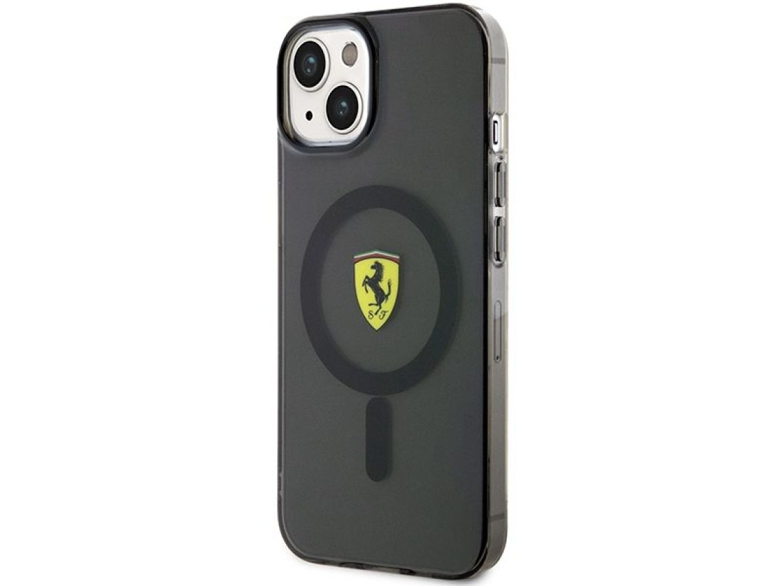 Ferrari FEHMP14MURKK iPhone 14 Plus 6.7" black/black hardcase Translucent Magsafe