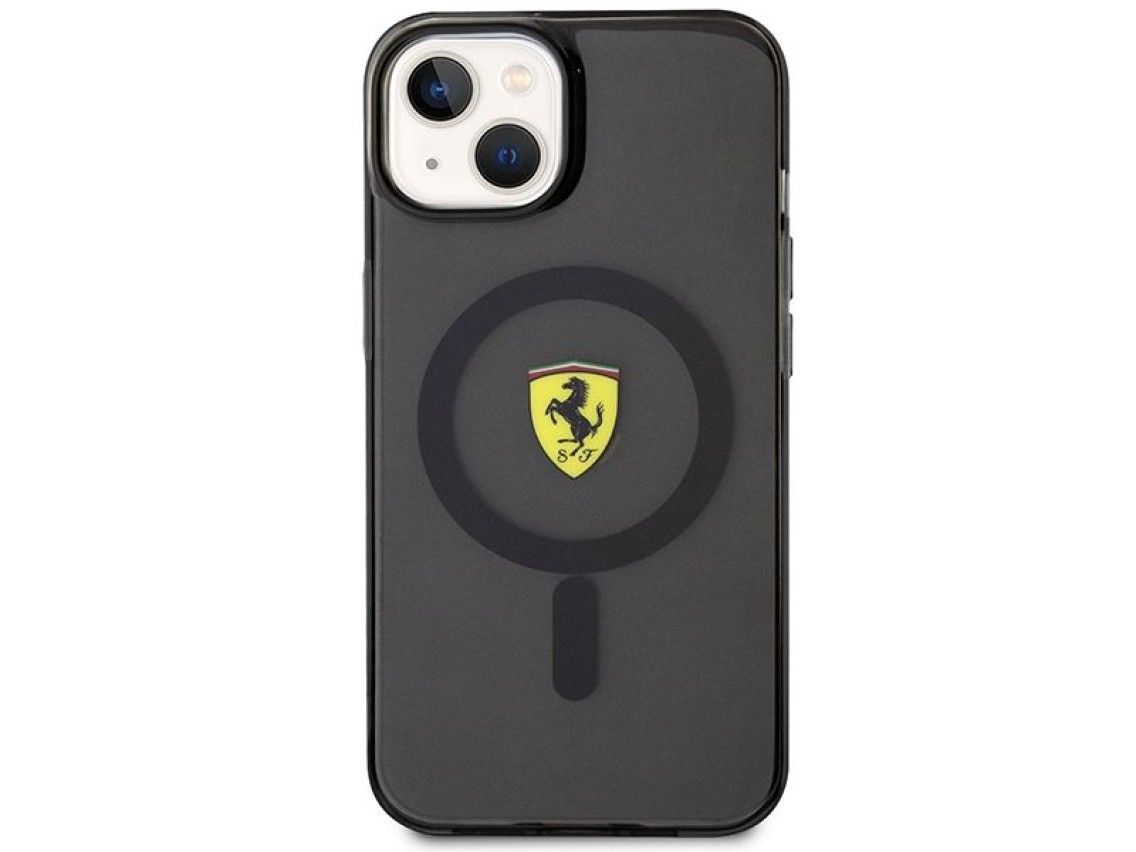 Ferrari FEHMP14MURKK iPhone 14 Plus 6.7" black/black hardcase Translucent Magsafe