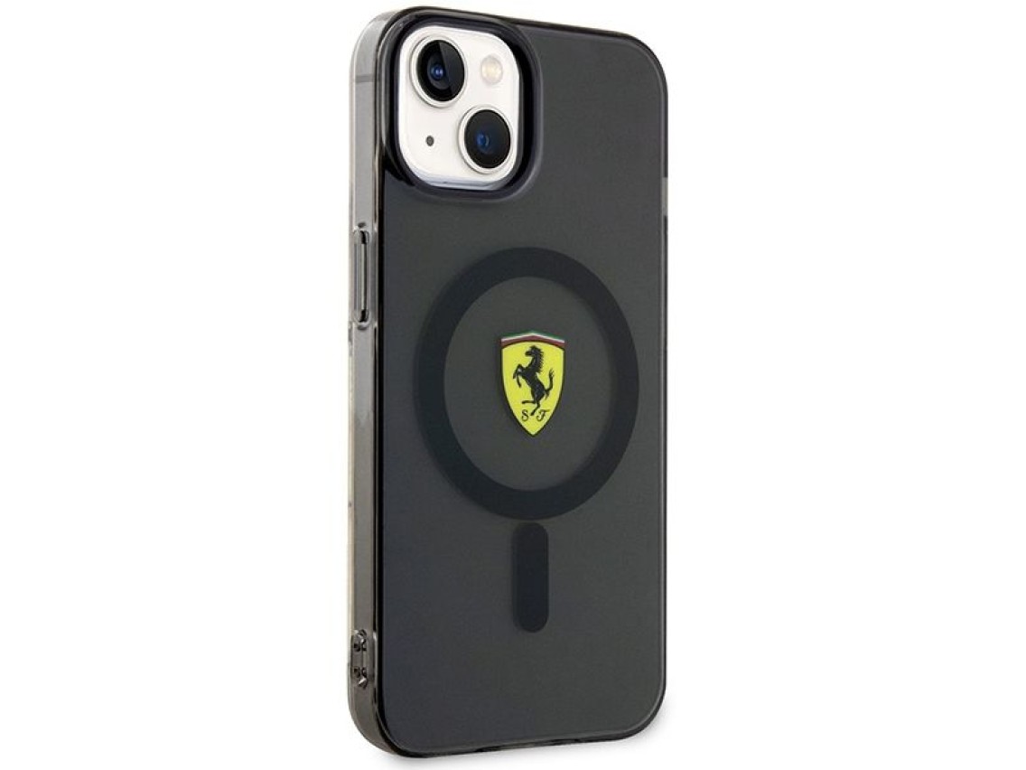 Ferrari FEHMP14MURKK iPhone 14 Plus 6.7" black/black hardcase Translucent Magsafe