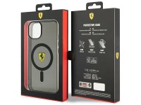 Ferrari FEHMP14MURKK iPhone 14 Plus 6.7" black/black hardcase Translucent Magsafe Ferrari FEHMP14MURKK iPhone 14 Plus 6.7" black/black hardcase Translucent Magsafe