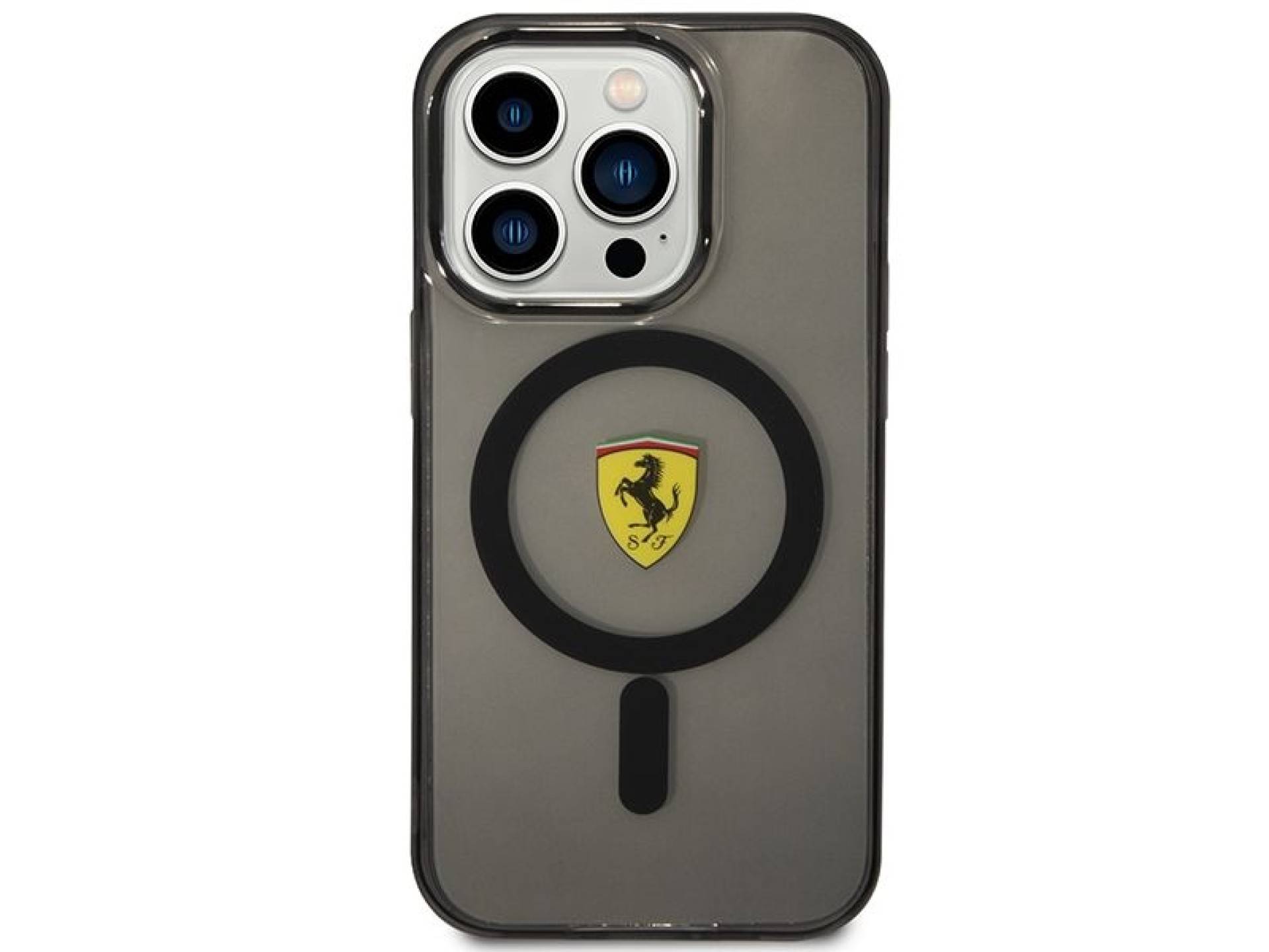 Ferrari FEHMP14XURKK Capa rígida preta/preta para iPhone 14 Pro Max 6.7