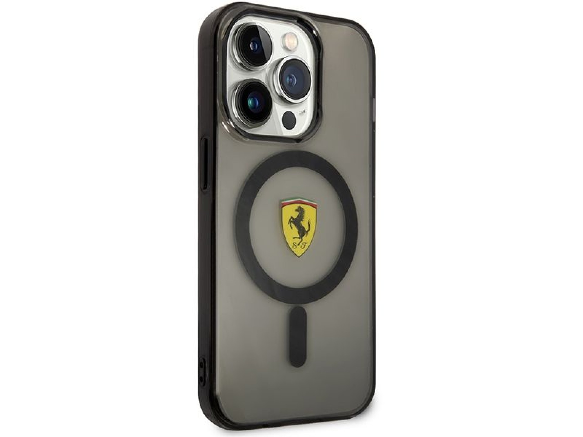 Ferrari FEHMP14XURKK Capa rígida preta/preta para iPhone 14 Pro Max 6.7