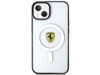 Capa r�gida transparente Ferrari FEHMP14SURKT para iPhone 14 de 6,1" com MagSafe.