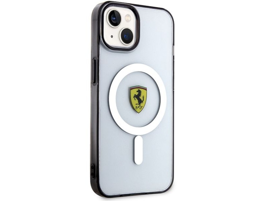 Ferrari FEHMP14MURKT iPhone 14 Plus 6.7" clear/transparent hardcase Outline Magsafe