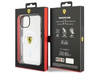 Ferrari FEHMP14MURKT iPhone 14 Plus 6.7" clear/transparent hardcase Outline Magsafe