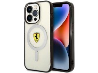 Funda rígida transparente Ferrari FEHMP14LURKT para iPhone 14 Pro de 6,1" con diseño MagSafe Funda rígida transparente Ferrari FEHMP14LURKT para iPhone 14 Pro de 6,1" con diseño MagSafe