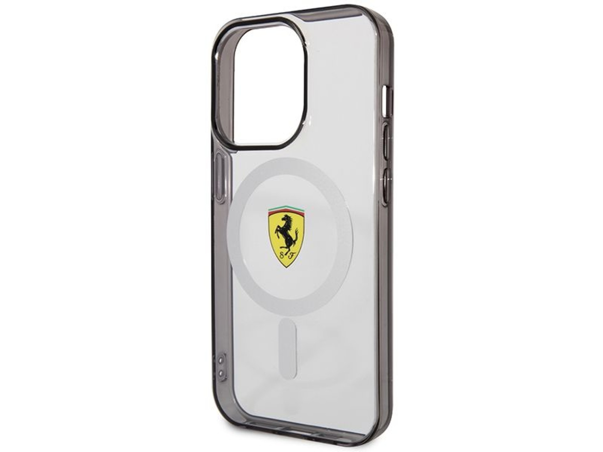 Funda rígida transparente Ferrari FEHMP14LURKT para iPhone 14 Pro de 6,1