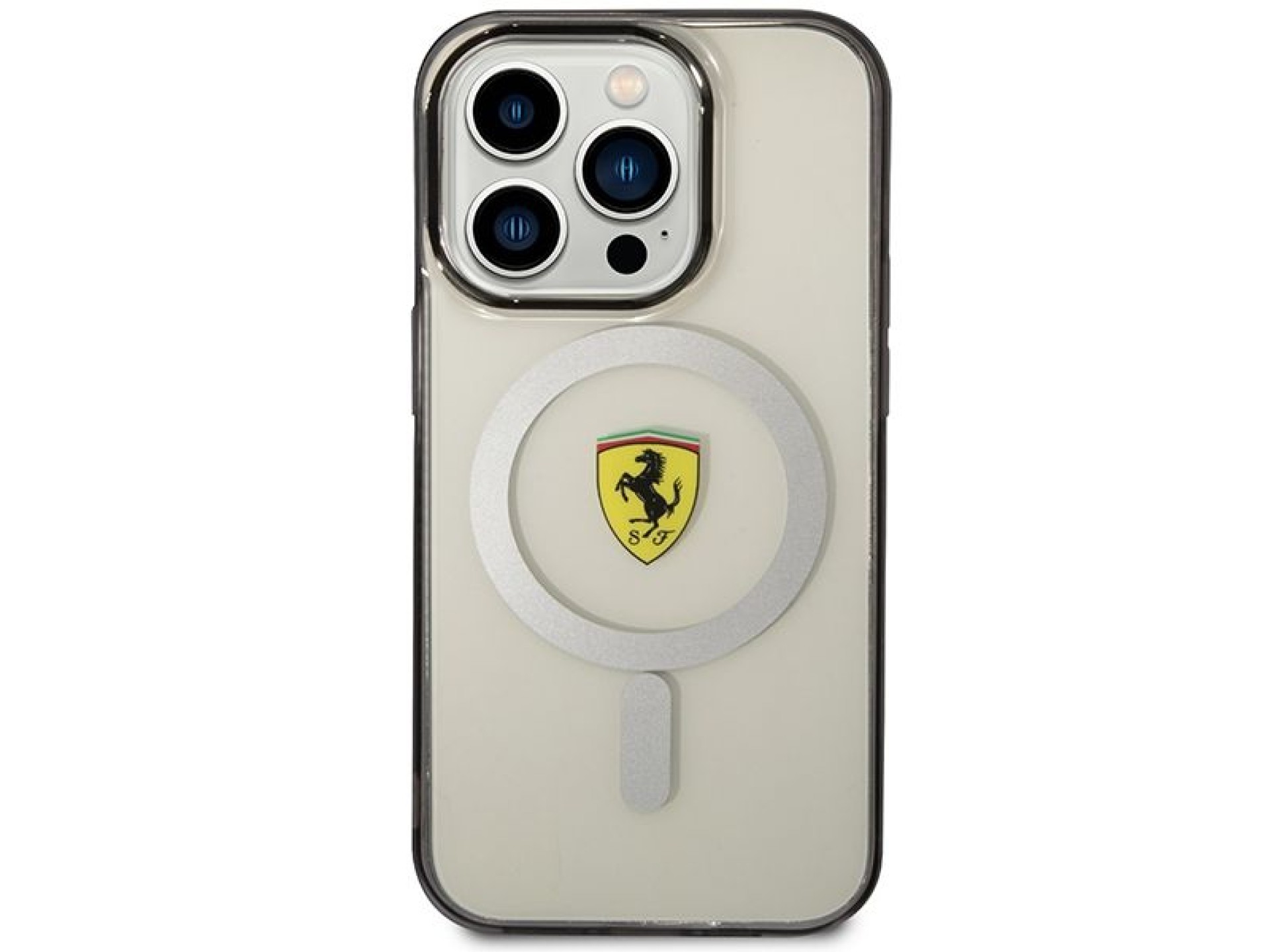Funda rígida transparente Ferrari FEHMP14XURKT para iPhone 14 Pro Max de 6,7