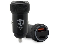 Cargador de coche Ferrari PD-QC 3.0 de carga r�pida de 20 W - Negro