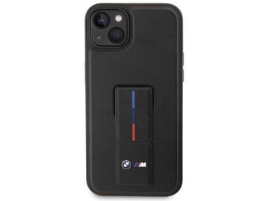 Capa BMW Grip Stand Hot Stamp para iPhone 14/15/13 - Preta Capa BMW Grip Stand Hot Stamp para iPhone 14/15/13 - Preta
