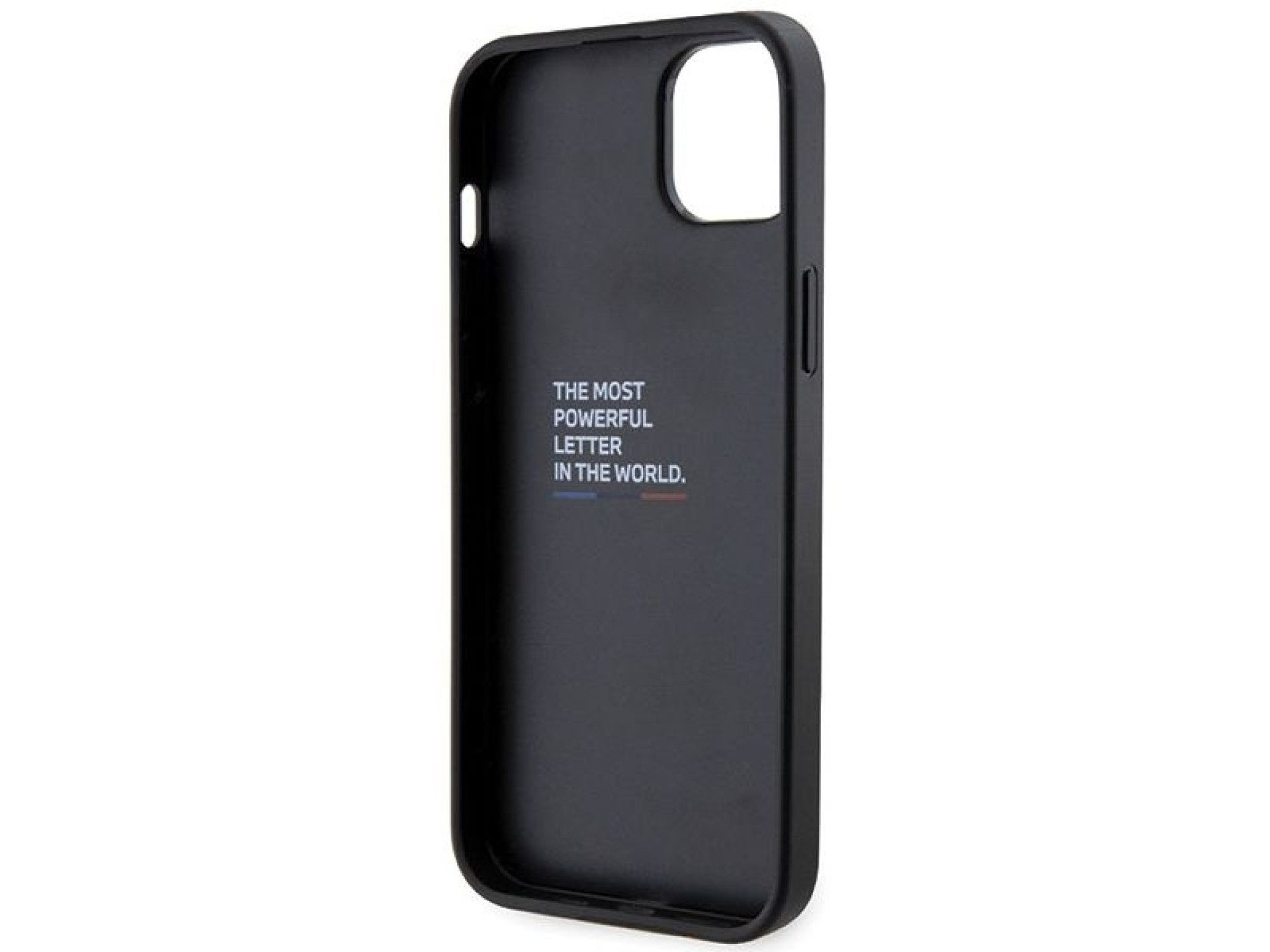 Capa BMW Grip Stand Hot Stamp para iPhone 14/15/13 - Preta