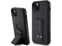 Funda BMW Grip Stand con estampado en caliente para iPhone 14 Plus / 15 Plus - Negra Funda BMW Grip Stand con estampado en caliente para iPhone 14 Plus / 15 Plus - Negra