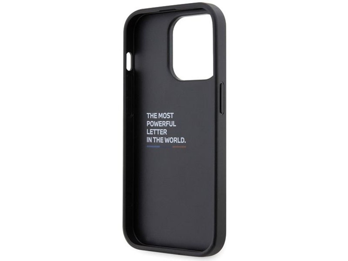 BMW Grip Stand Hot Stamp iPhone 14 Pro Case - Black
