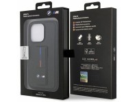 BMW Grip Stand Hot Stamp iPhone 14 Pro Case - Black BMW Grip Stand Hot Stamp iPhone 14 Pro Case - Black