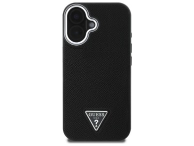 Guess GUHMP16MPGTSPSK iPhone 16 Plus 6.7" black/black hardcase Grained Triangle MagSafe Guess GUHMP16MPGTSPSK iPhone 16 Plus 6.7" black/black hardcase Grained Triangle MagSafe
